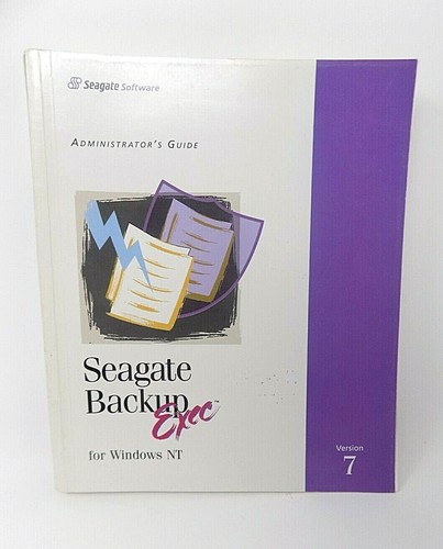 Seagate Back-Up EXE for Windows NT - Administrator Guide - Paperback - Picture 1 of 4