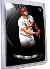 2022 Topps Chrome Black #83- JUAN YEPEZ Rookie RC Card.. rookie card picture