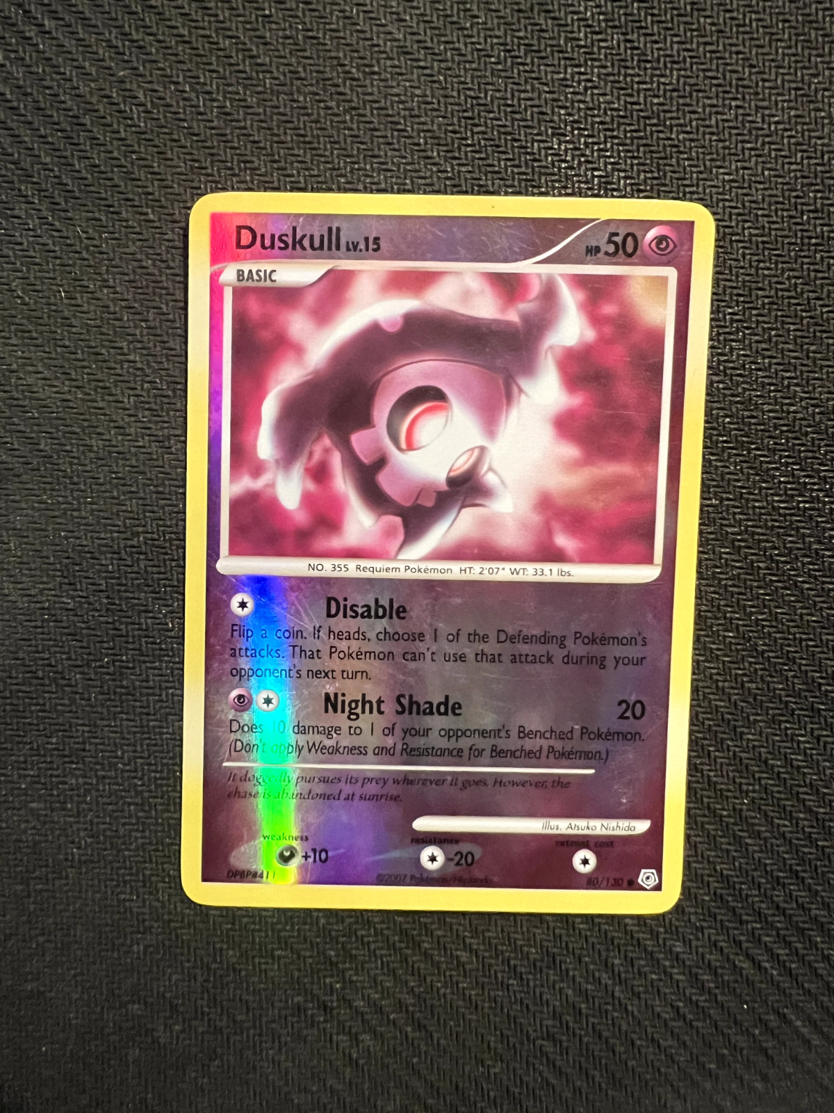 Duskull 80/130 Diamond and Pearl Reverse Holo LP
