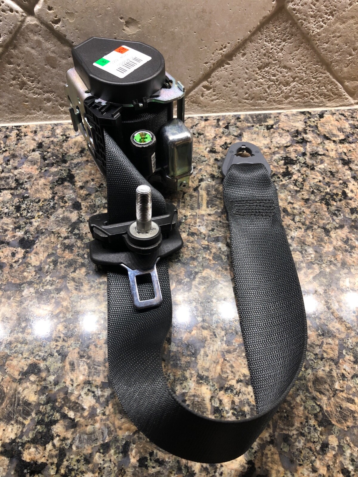 McLaren 650s 720s Spider LH Left Front Passenger  Side Seat Belt, Black, Used 