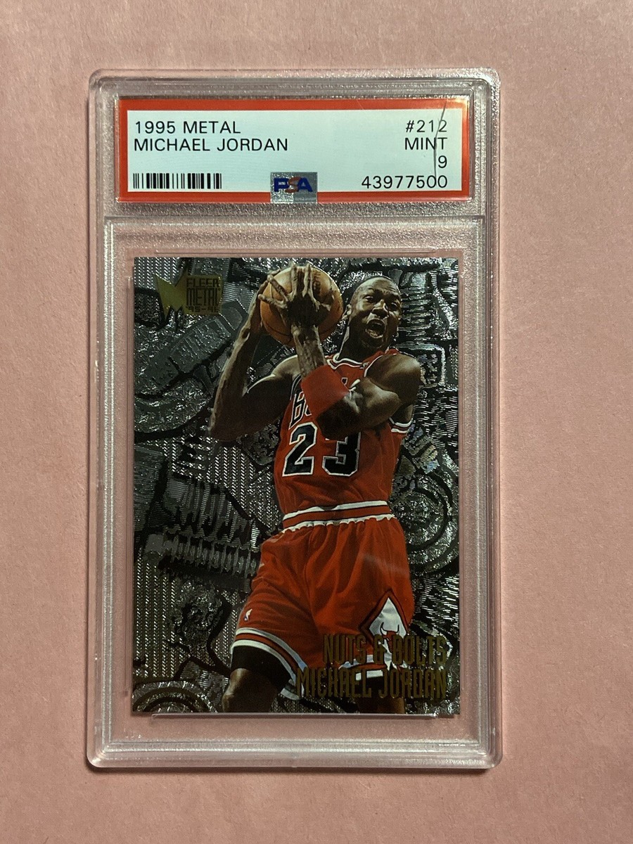 NBAカード MICHAEL JORDAN 希少 Michael Jordan 1995-96 Fleer Metal Nuts & Bolts PSA 9 #2 | eBay