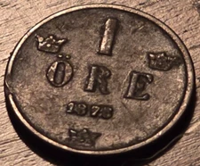 1878 Sweden 1 Ore - 145+ Year-Old Scandinavian Beauty!