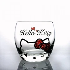 Hello Kitty x Crystal Scene made with Swarovski Wink Kitty Candy RED Rock Glass