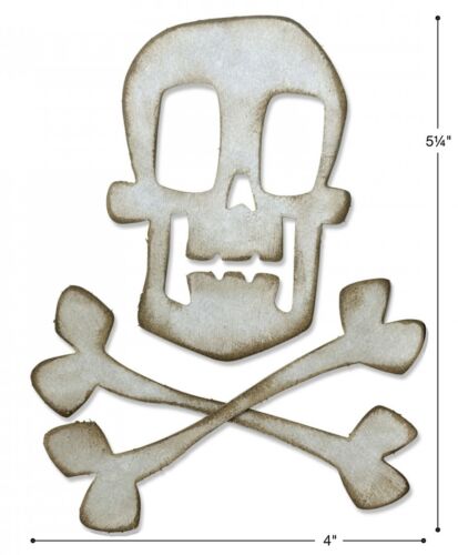 Sizzix Bigz Skull & Crossbones die #664215 Retail $22.99 designer Tim Holtz - Picture 3 of 12