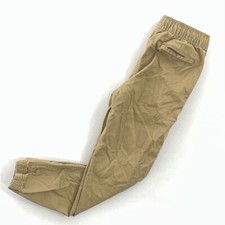 Tommy Hilfiger Boys Joggers Pants Beige Slash Pockets Stretch Drawstring L 16-18