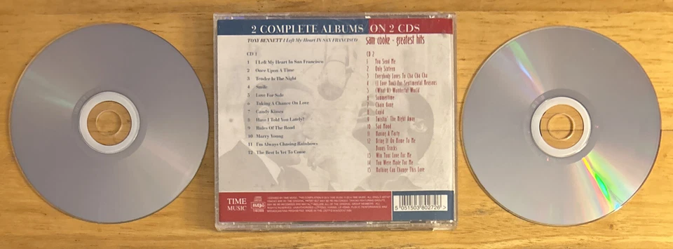 Tony Bennett I Left My Heart In San Francisco Sam Cooke Greatest Hits CD Set - Image 2 of 4