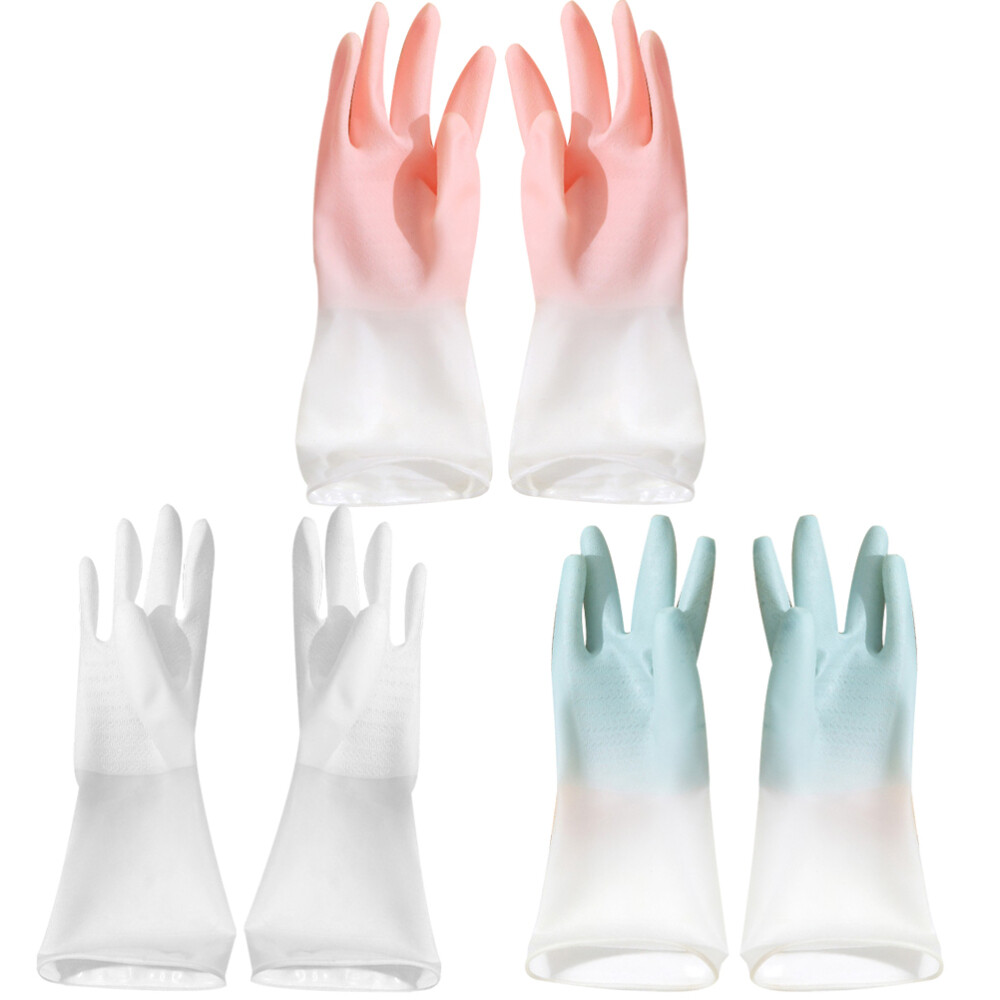Dishwashing Hand Protector Rubber Gloves Cleaning Laundry Gloves Cleaning Gloves