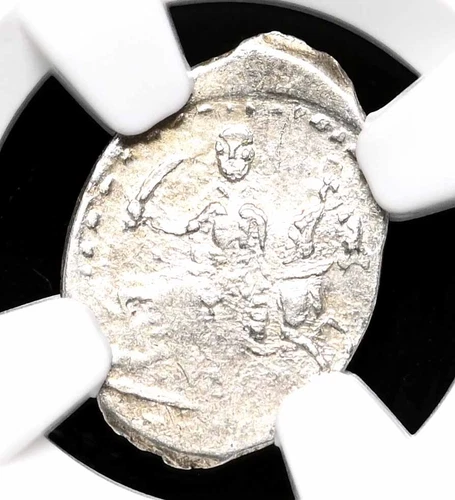 RUSSIA. Ivan IV "The Terrible", 1533-1584. Silver Sword Kopek, NGC MS62