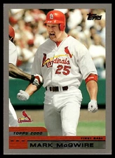 2000 Topps #1 Mark McGwire Near Mint or Better