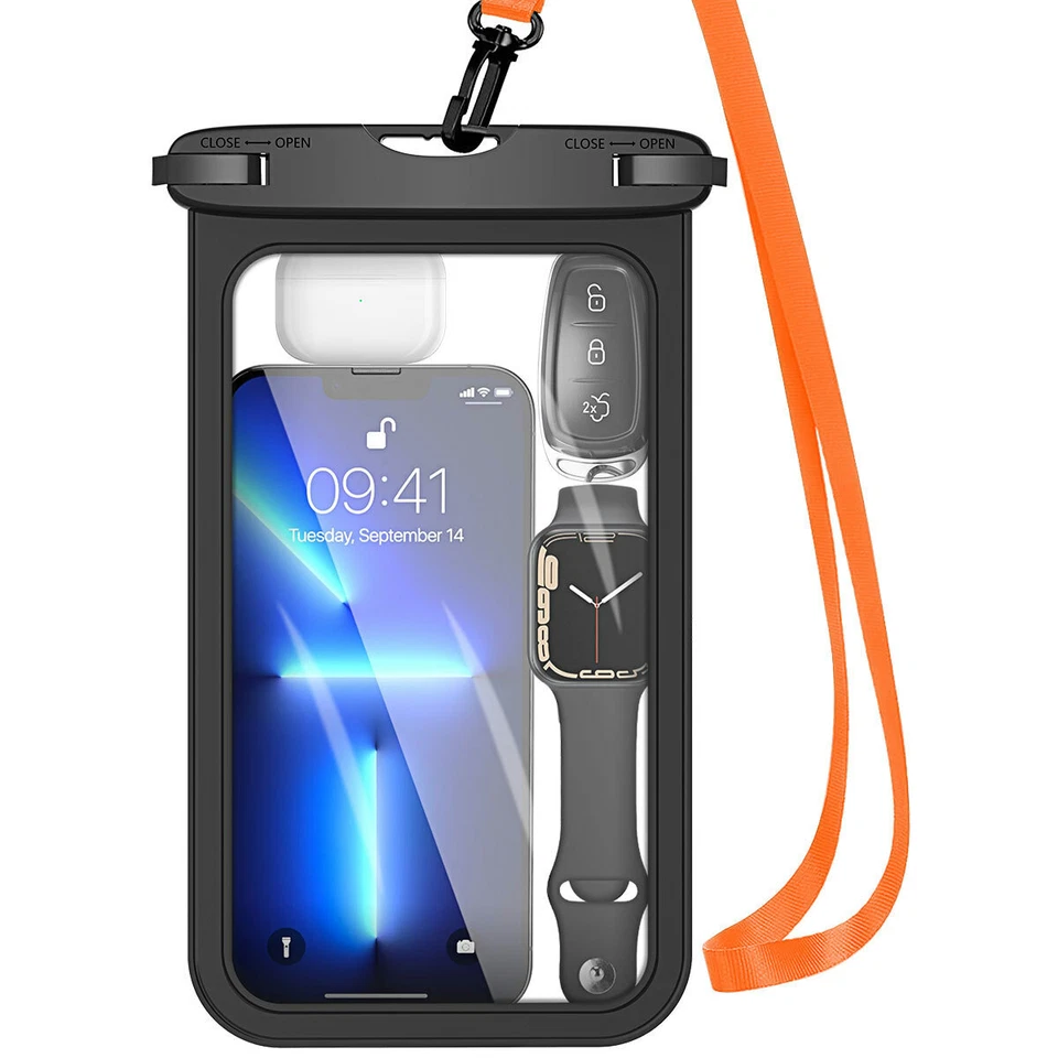 Bolsa de telefone grande à prova d'água bolsa seca capa para iPhone 16 15 Pro Max Samsung S25+ - Imagem 3 de 4