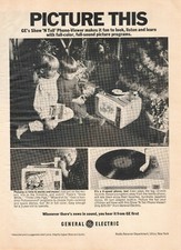 1968 GE Show N Tell Phono-Viewer Full Color General Electric Kids Vtg Print Ad