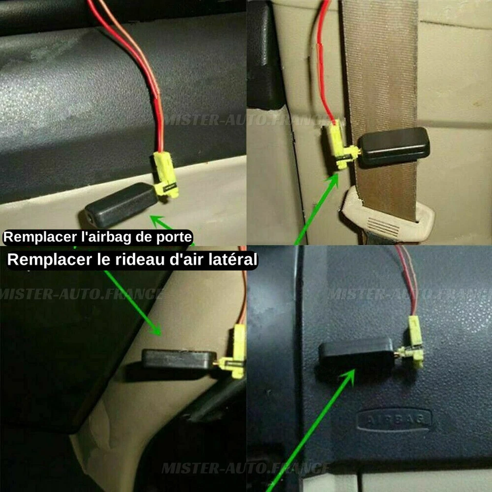 x2 Simulateurs Airbag Reparation Résistance Voiture SRS★ Détection✅Efface Voyant - Photo 4/4