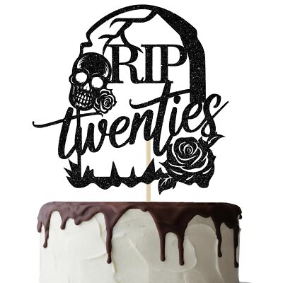 RIP Twenties 20s Grappige doodskop 30e verjaardag Kaart
