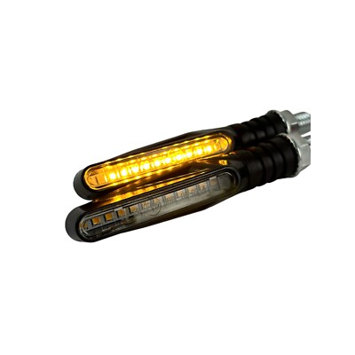 2x LED-Miniblinker sequentiellem Lauflicht & Relais Motorrad Quad E-geprüft 