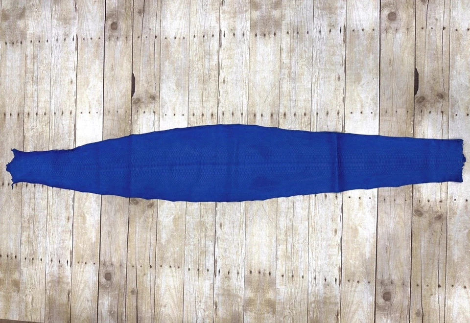 Azul XL Genuino Pitón Piel de Serpiente Cuero Piel Real Piel de Serpiente Sonajero Boa 308 Foto 2 de 4