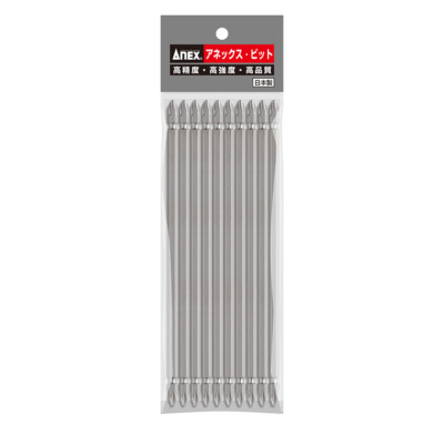 ANEX Screwdriver Hyper Bit Mag +2x200mm AH-14M 10pcs JIS Japan
