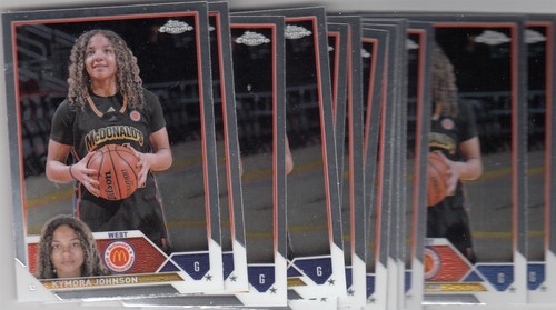 (68) 2023 Kymora Johnson Topps Chrome McDonalds ROOKIE Lot #42 - Virginia