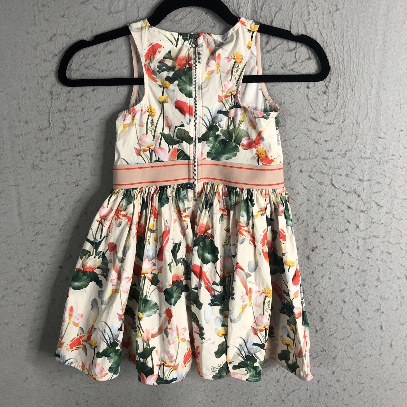 Molo Dress 98 Little Girls 3 Floral Print All Over Feminine Church Event