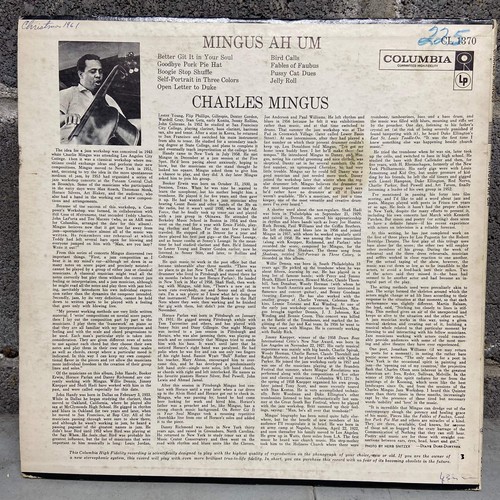 Charles Mingus - Mingus Ah Um - Picture 2 of 5