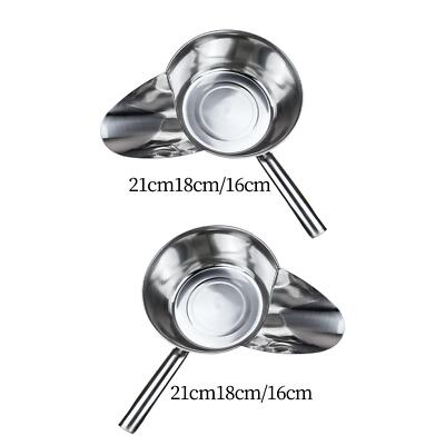 Edelstahl Pommes Frites Schaufel tragbar für Popcorn Pommes Trockenware