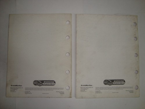 Meritor Lubrication Maintenance Manual & Front Non-Drive Steer Axles Books - Bild 6 von 8