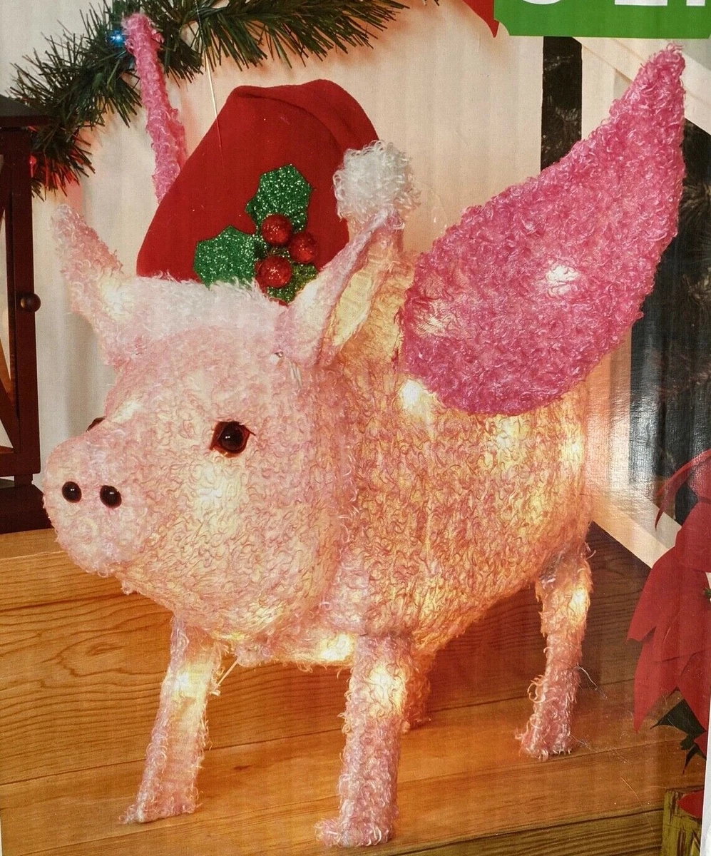 Pig Outdoor Christmas Decoration