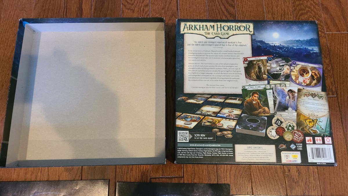 Arkham Horror: The Card Game - LCG - Core Set Replacement Rules Manuals and  Box