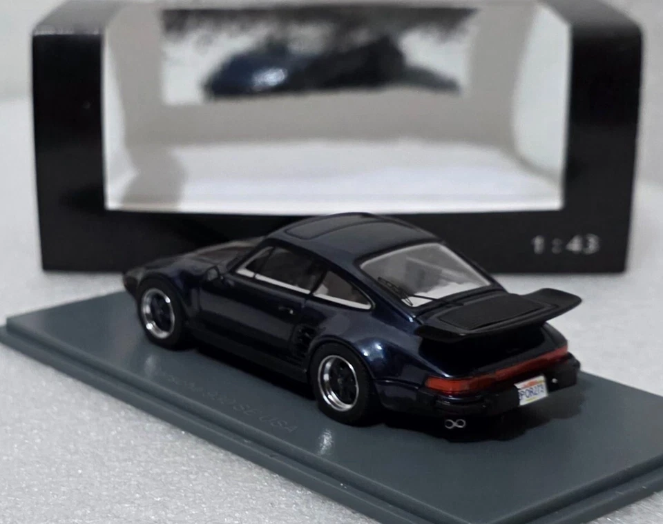 Porsche 911 (930) SE Flatnose Turbo USA 1987 Blue 1:43 Neo NEO43273 RARE!! (3) - Image 4 of 4
