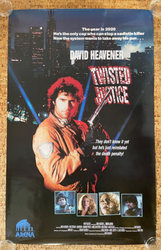 Twisted Justice David Heavener - Erik Estrada - UK Video Poster - 1990 - Picture 1 of 1