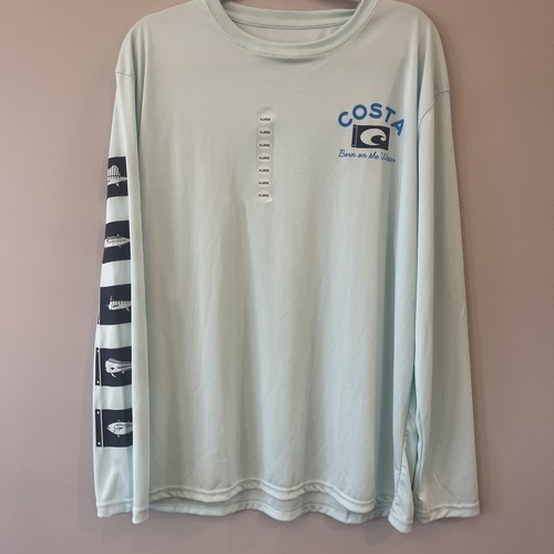 Costa born on the water extra large fishing tee
