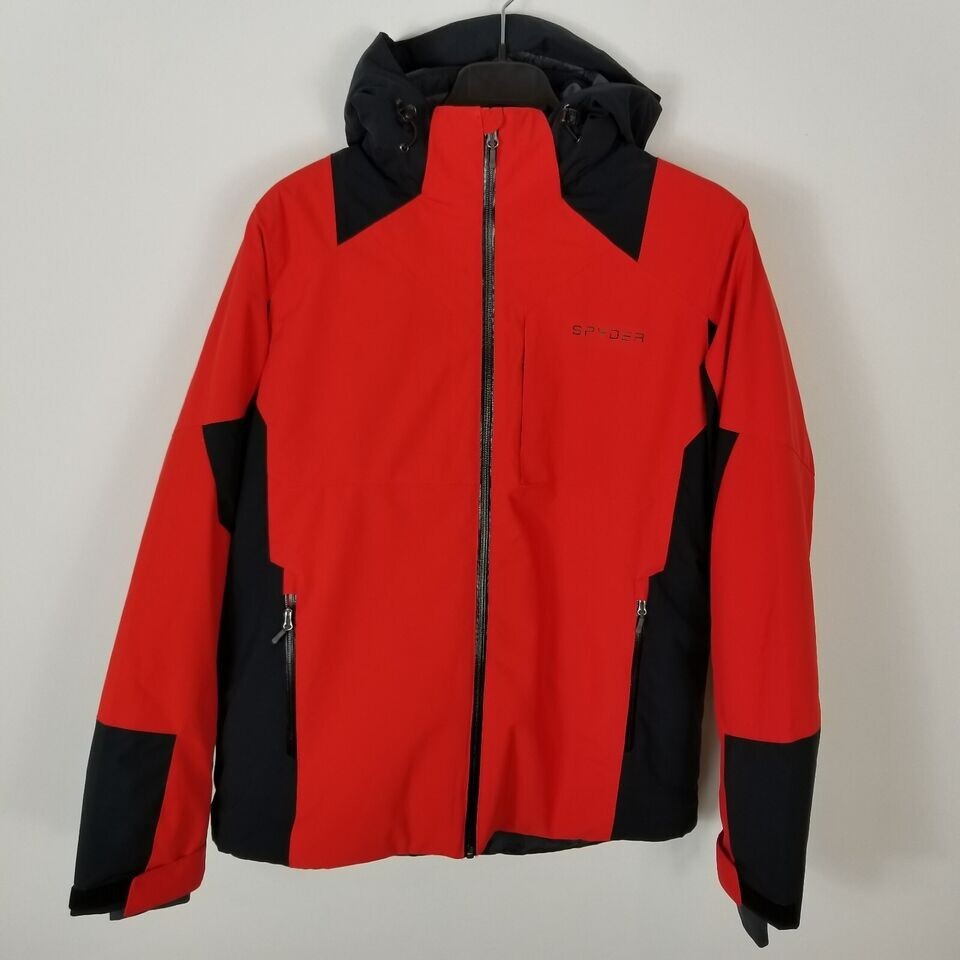 NW Spyder Men Red Contact Ski Jacket Insulated L eBay