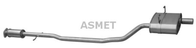 Asmet Rear Silencer Muffler Exhaust For Mini Cooper Convertible R50 R52 R53