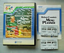 COMMODORE 64 COMPUTER SOFTWARE ROBERT CARRIER'S MENU PLANNER