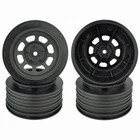 DE Racing Speedway SC Wheels Traxxas Slash Front 19mm Backspacing Black