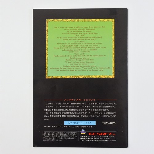 HYDLIDE II 2 Shine of Darkness MSX Japan 7001 msx - Picture 6 of 11