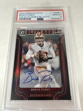 Brock Purdy 2022 Donruss Optic Elite Series Rookie Autograph PSA 10 SF 49ers 