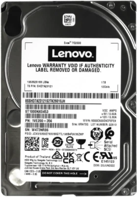 LENOVO EXOS 7E2000 81Y9691 81Y9690 ST1000NX0453 1TB SAS-2 7200U/min 128MB 2.5'' - Bild 1 von 3