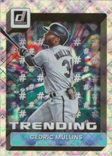 2022 Donruss Trending #T-4 Diamond Parallel Cedric Mullins Baltimore Orioles