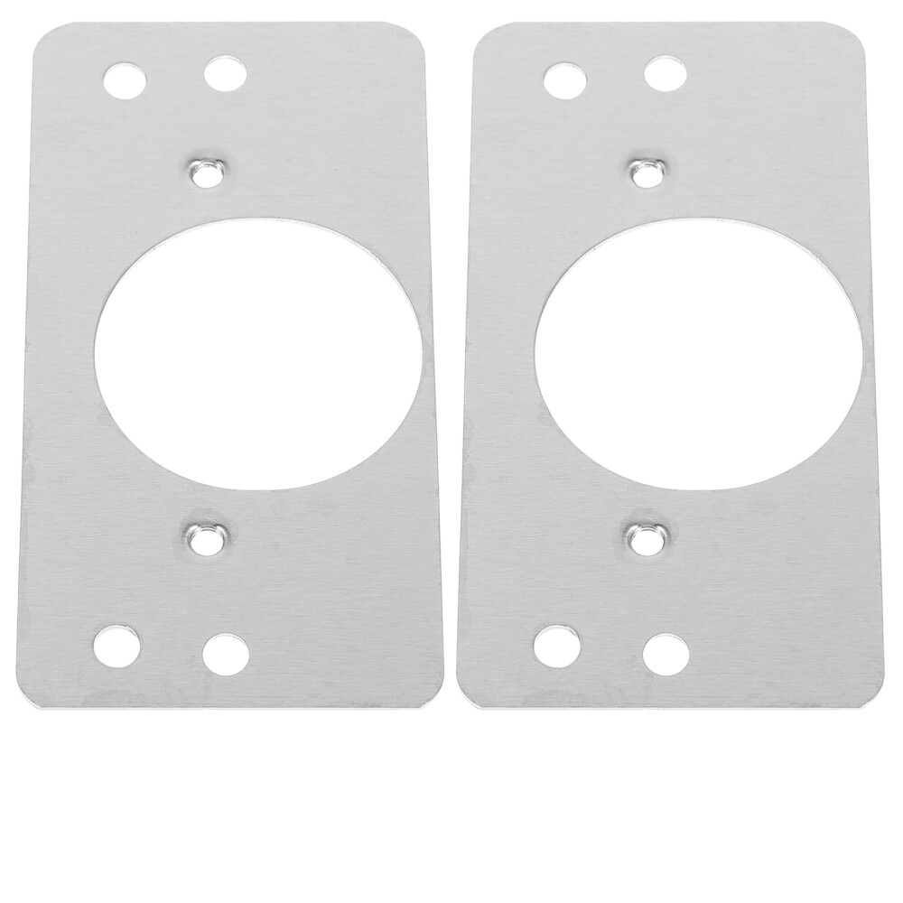 8pcs Door Hole Cover Plate Door Strike Plate Filler Front Door Knob