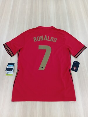Nike Portugal 2020 Ronaldo #7 Home Stadium Jersey (US M Size