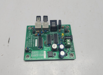 R E SMITH F232C DUPLEX FIBER CONVERSION PCB CARD REV D