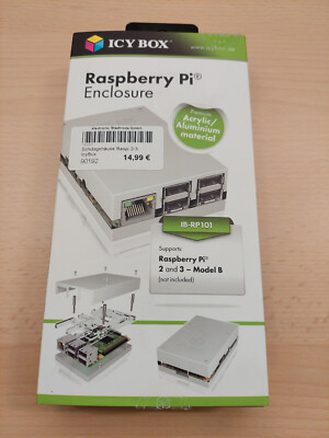 ICY BOX Raspberry Pi 2-3 Aluminium Gehäuse