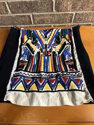 Zara W&B Collection Aztec Embroidered Mini Skirt Size Medium