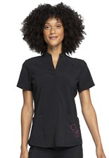 Mickey Mouse Cherokee Scrubs Infinity Disney Mock Neck Top CK721A BAPS