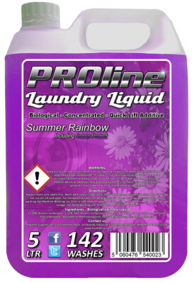  Summer Rainbow Waschmittel Biologische Farben 142 Waschmittel 5L Proline 
