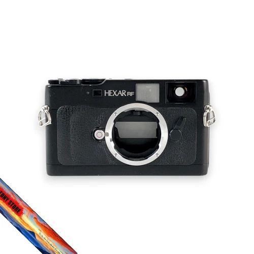Konica Hexar RF Black 35mm Rangefinder Compact Film Camera Body Only Japan 35 mm