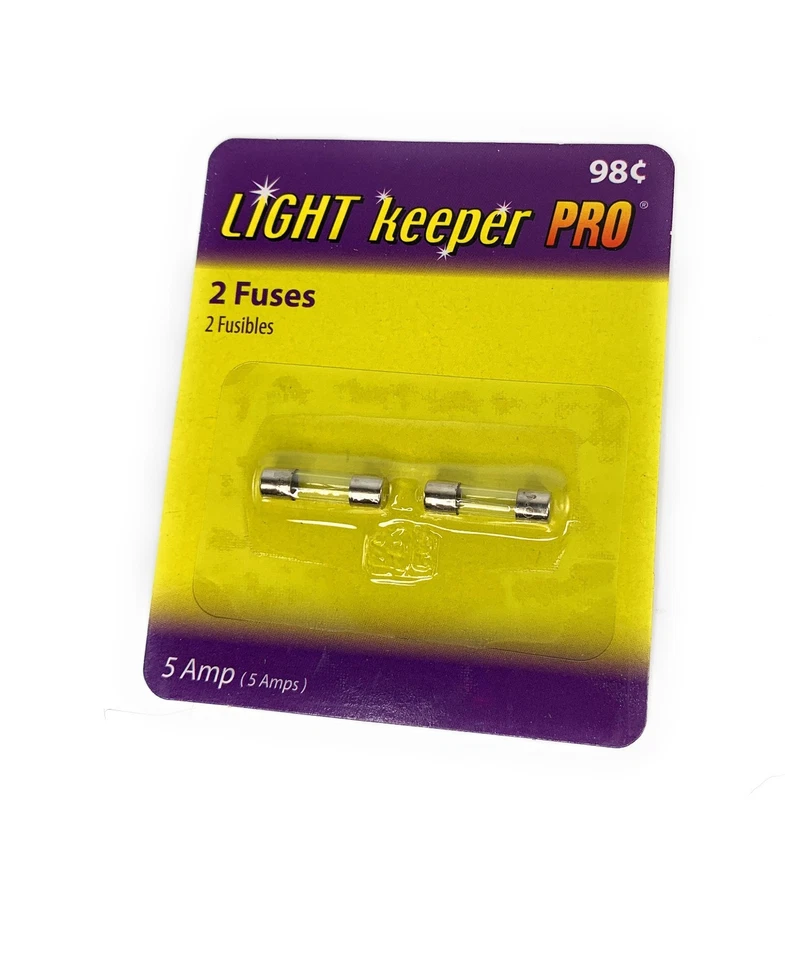 Light Keeper Pro - 3 Packs of 2 Christmas Light String Fuses - 5 Amp - Image 2 of 3