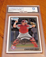 CAMERON RUPP Rookie****2010 Bowman CHROME Draft---MIINT 9***PHILLIES***MAD Dog