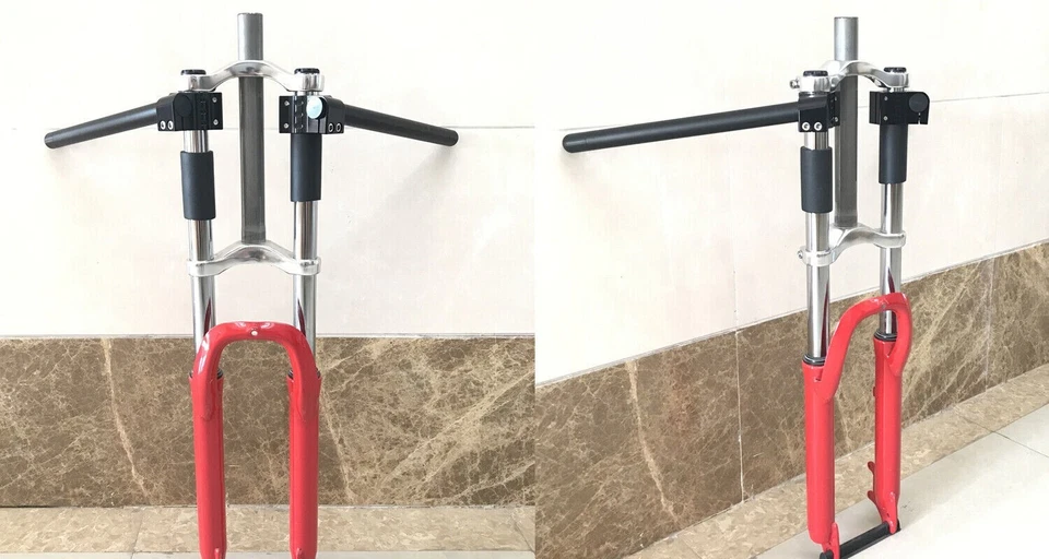 26'' Bicycle Fork, 29mm CNC Handle Bar, Blue Bike Saddle, Bicycle Racing Parts - Image 3 of 4