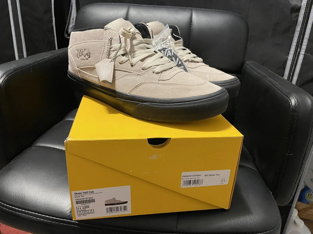 VANS HALF CAB 92 X DIME TAN Size 11.5. VN0A5KYATAN1